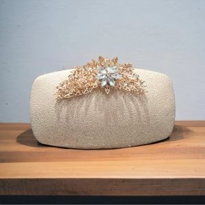 Beige with BLING buckle